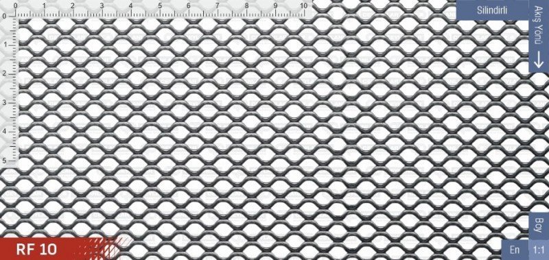 silindirli genişletilmiş metal mesh